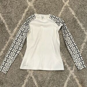 Nike Pro brushed fleece top